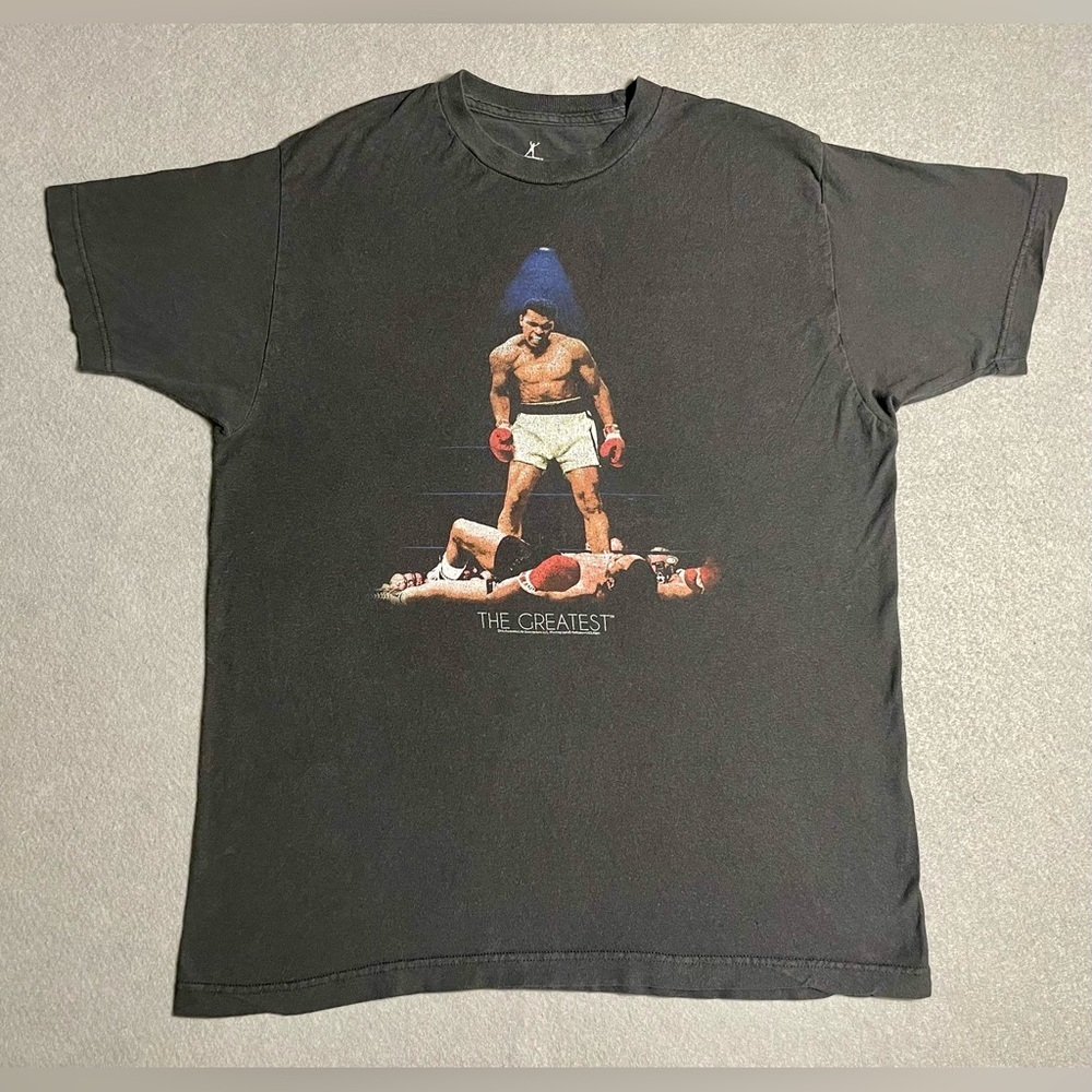 Ali Brand Muhammad Ali “The Greatest” Boxing Graphic T-Shirt Black Size Large